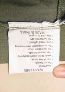 Olive Green Stretch Pants