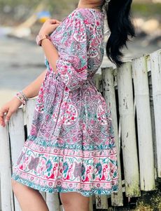 Floral Print Mini Dress