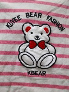 Cute Striped Bear Top