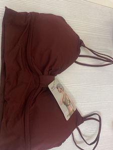 Burgundy Bra with Tag