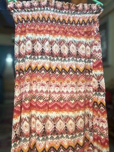 Benneton Soft Cotton Sundress/tube Dress/middi Ski