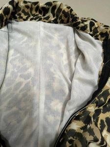 Leopard Print Jacket &amp; Top Set