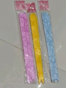 🆕Pull flower colourful ribbons 🤩pack Of-3 packe