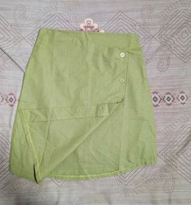Olive Green Skirt - D'Basic