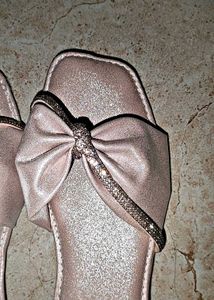 Pink Bow Flats