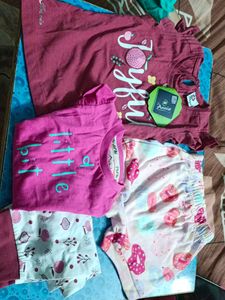 Cute Baby  Girls Clothing Set ( 6 Months)