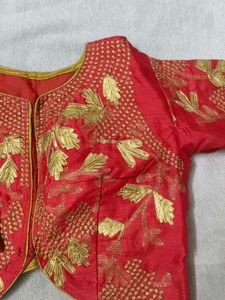Gota Saree With Heavy Blouse