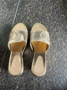 Gold Flats & Sandals