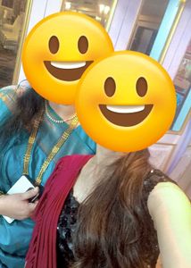 Ruffle Saree and Black Blouse Negotiable
