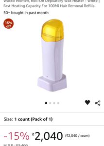 Waxxo Roll-On WaxHeater &amp; Strips