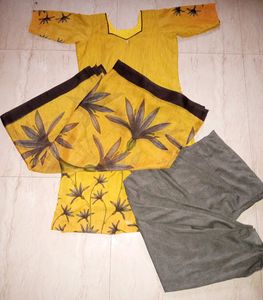 Sale 📢📢 Daily Wear Salwar Kurti With Dupatta