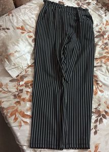 Striped Wide-Leg Pants