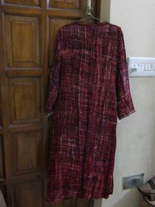 Elegant Red Printed Kurta