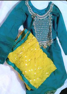 Full Stitched Kurti Set