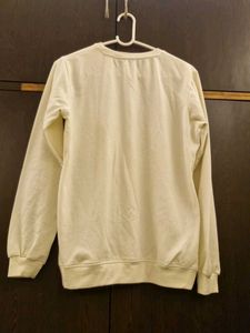 Soft Beige Relaxed Sweatshirt