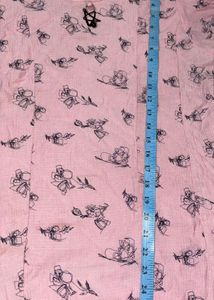 Pink Floral Print Top