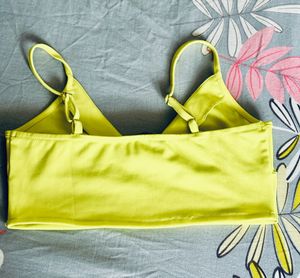 Neon Green Bralette Top