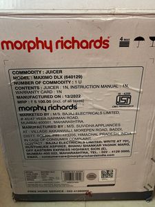 Morphy Richards Maximo DLC Juicer