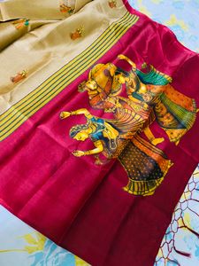 Madhubani Print Saree