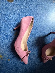 pink stiletto heels