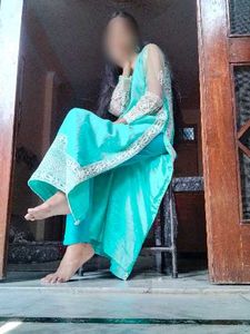 Elegant Turquoise kurti