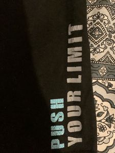 Black 'Push Your Limit' Shorts