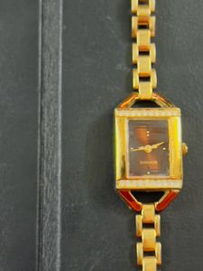 Sonata Golden Watch With Metal Chain Strap