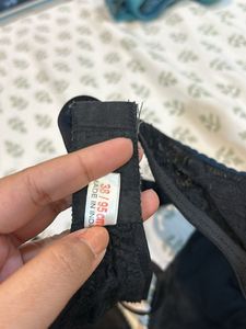 Black Cotton Bra