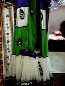 Long Net Party Wear Gowns