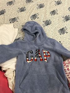 Blue Colour Woollen Hoody