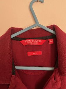 John Players Polo - Burgundy, Men&#39;s Size Large