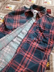 Red &amp; Black Plaid Shirt