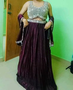 Elegant Embroidered Lehenga