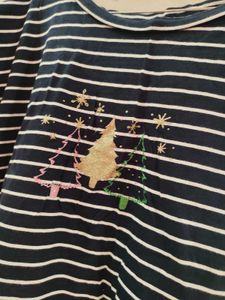 Striped Christmas Tree Top