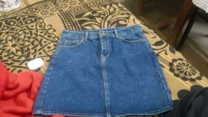 Denim Mini Skirt