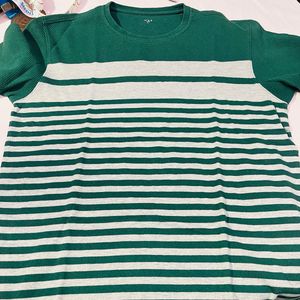 green t-shirt