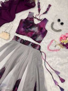 Organza Stylish Lehenga