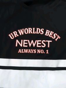 Crop Tshirt Black(New)