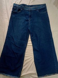 Wide Leg Denim Jeans