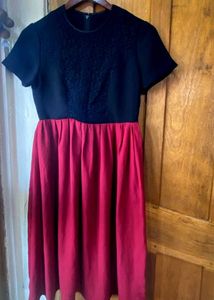 Black N Red Dress