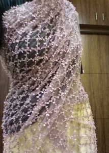Embroidery Material With One Side Stitch Or Shall