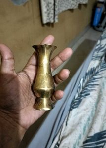 Antique Brass Small Vase