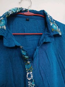 Embroided Collar Kurti