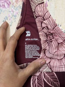 Floral Print Sports Bra