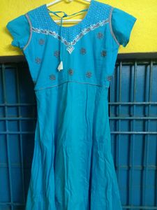 Women Anarkali Kurti With Dupatta.