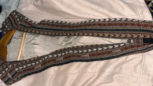 Beige Embroidered Trim Jacket