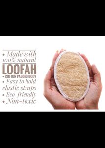 NEW natural sun dried loofah scrubber bath sponge