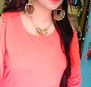 Coral Midi Dress