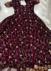 Elegant Embroidered Anarkali