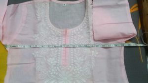 Combo Chiknkari Kurti With Free Lining
